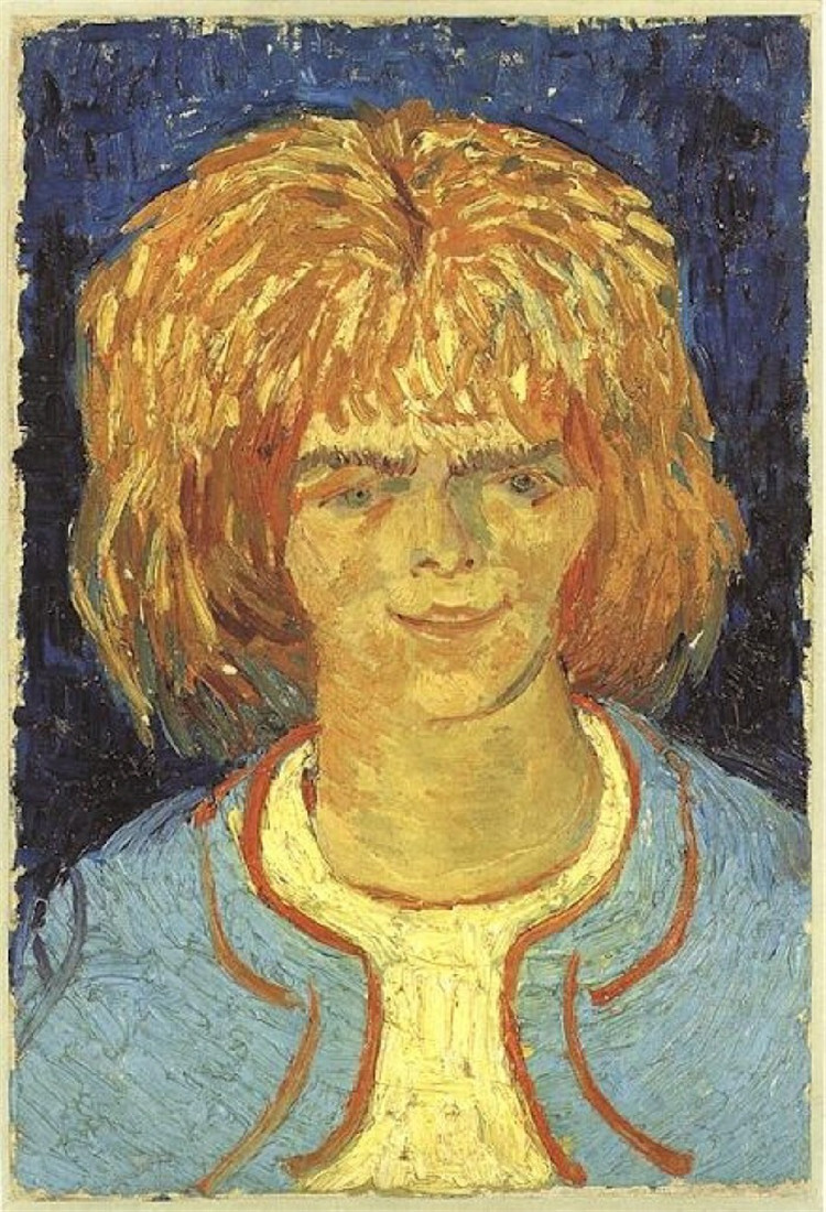 Girl With Ruffled Hair. The Mudlark Van Gogh Oil Painting